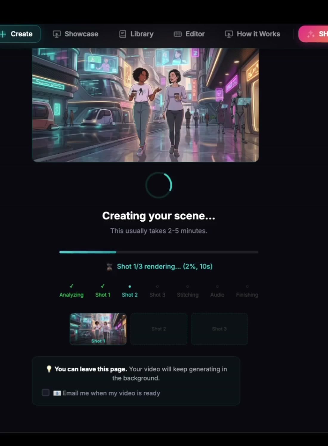 Creating your scene progress with shot checklist and leave-this-page note